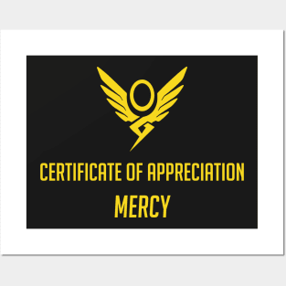 Mercy Overwatch Certificate of Appreciation Posters and Art